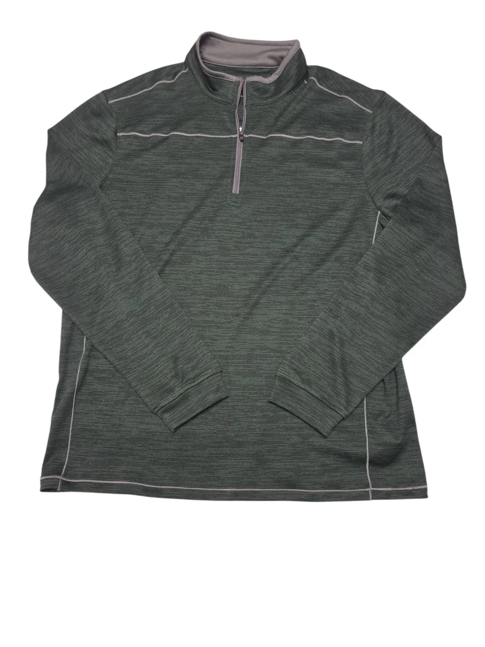 Pebble Beach Golf Performance 1/4 Zip Pullover Dry-Luxe Green Large